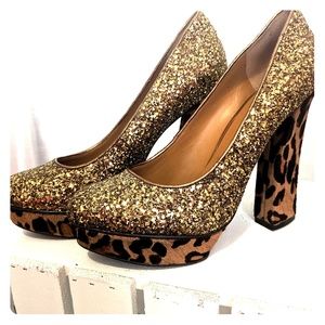 Nine West chunk heel shoes